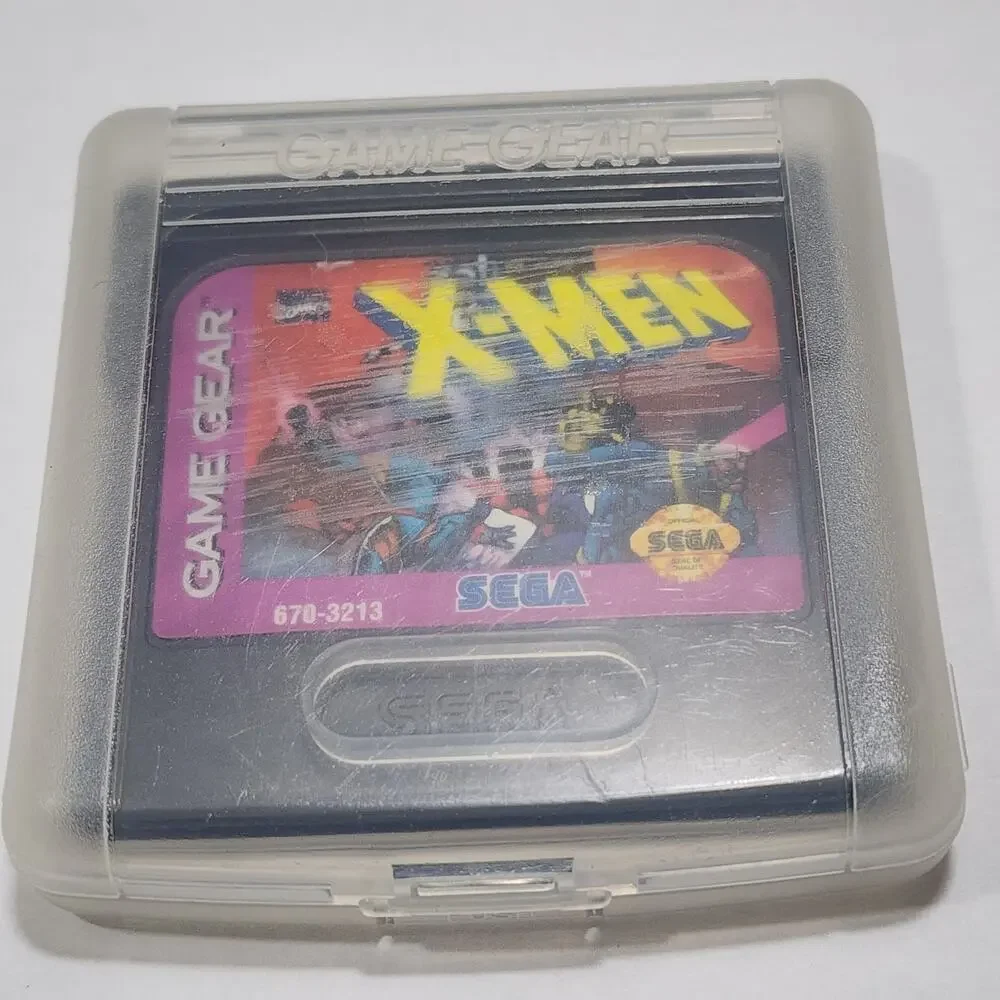 X-Men Video Game 1994 Sega Game Gear with Manual in Storage Case Untested